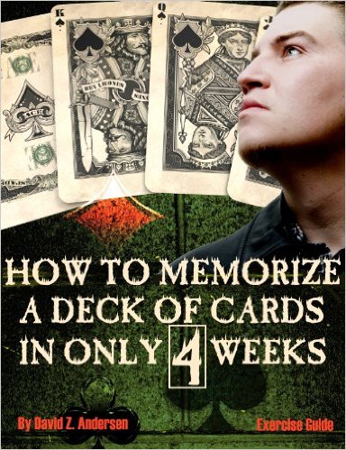 How to memorize a deck of cards in 4 weeks: Exercise Guide